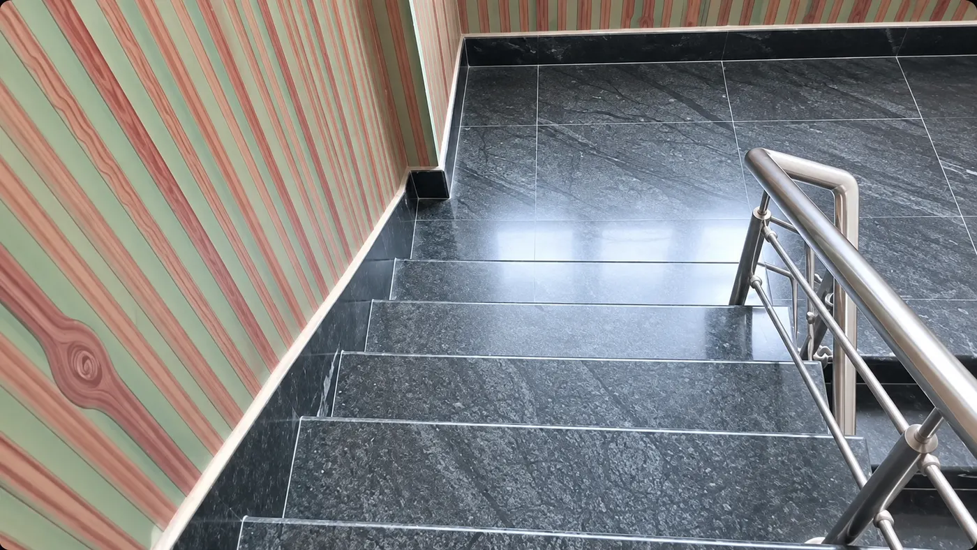 Staircase at Gwalior Sindhia Bhavan